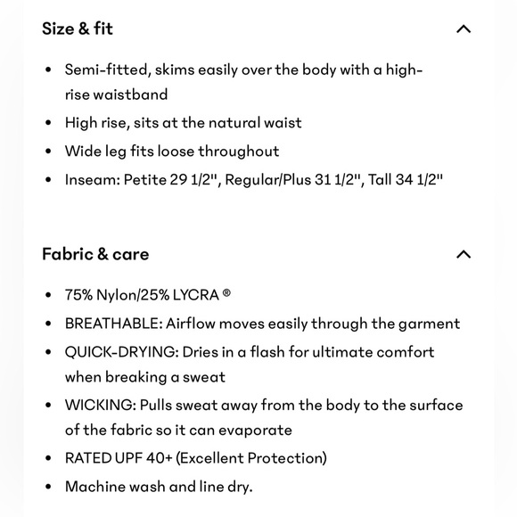 Athleta | Venice high rise wide leg pants | Abalone | Various sizes - Picture 14 of 14